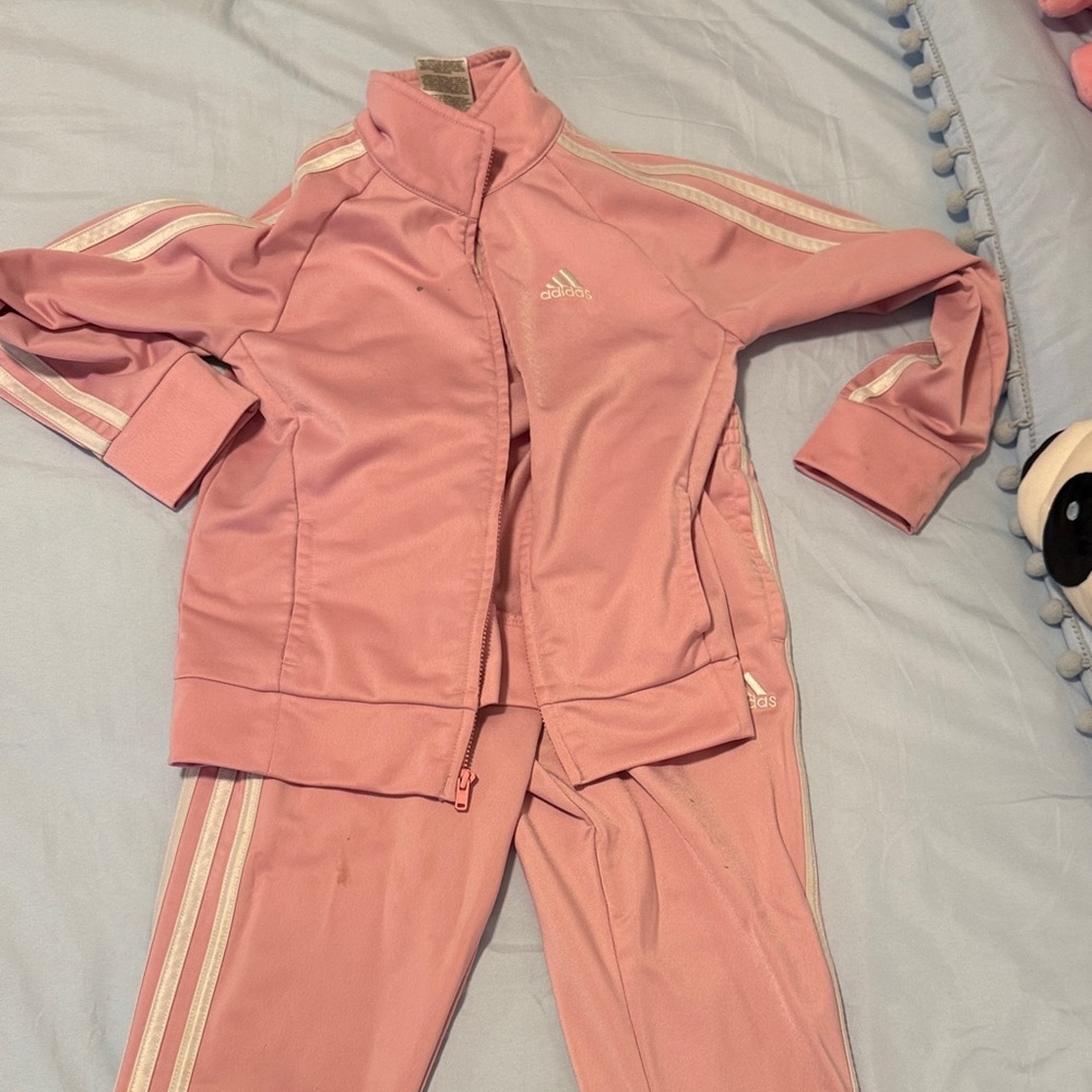 Adidas Light Pink Athletic Set
